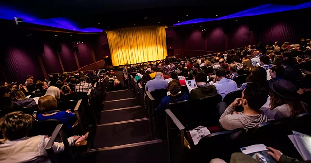 Moviegoers await a screening at The Dryden Theatre. - PHOTO COURTESY OF THE DRYDEN THEATRE