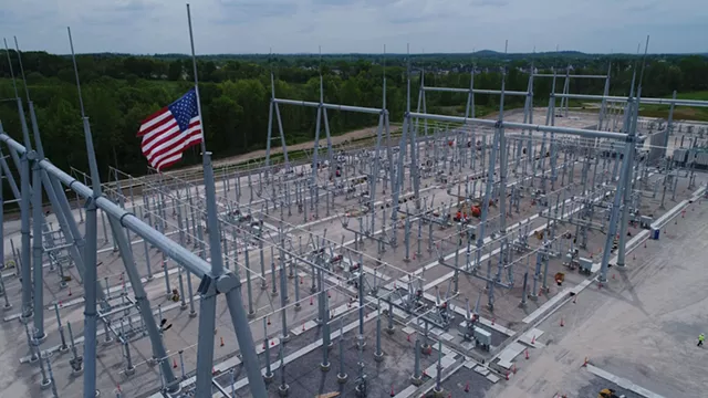 Rochester Gas & Electric transmission system construction. - PHOTO PROVIDED