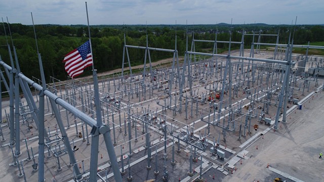 Rochester Gas & Electric transmission system construction. - PHOTO PROVIDED