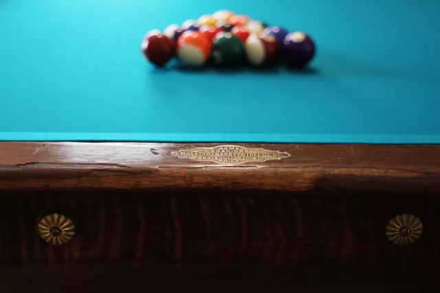 On this table, Martin Luther King Jr. is said to have played eight ball until the wee hours of the morning, philosophized with fellow seminarians, and emerged from the shadow of his disciplinarian father to become his own man. - PHOTO BY MAX SCHULTE