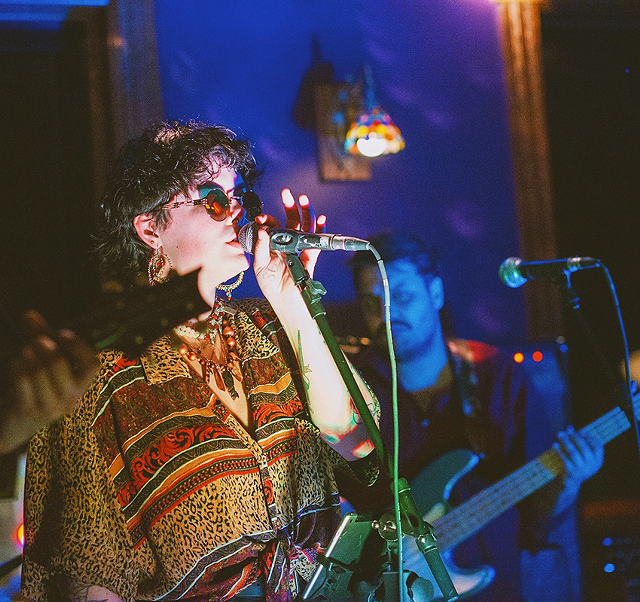 Levendusky and bassist Arjun Baxter. - PHOTO BY BRIDGET HAGEN