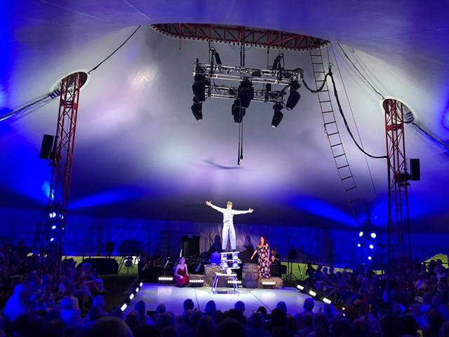 An Italian circus tent replaces the familiar Spiegeltent at Rochester Fringe. - PHOTO PROVIDED