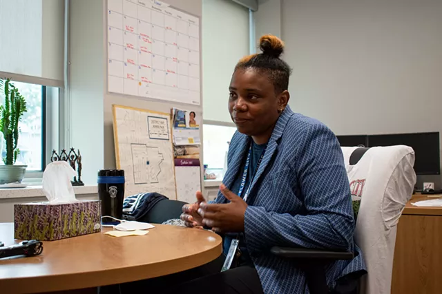 LaShara Evans credits her parents, Gwen and Lawrance Lee Evans, for the success of their children. - PHOTO BY JACOB WALSH