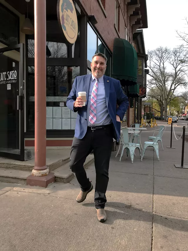 Asked if he wanted to be mayor, James Smith replied, "You know, I don't. I never wanted to." - PHOTO BY JACOB WALSH