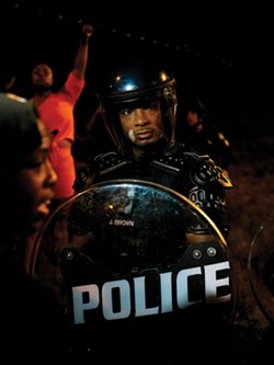 "Irony of Black Policeman (Atlanta,Georgia), 2020, from "Unrest in America: Rayshard Brooks." - PHOTO BY JOSHUA RASHAAD MCFADDEN