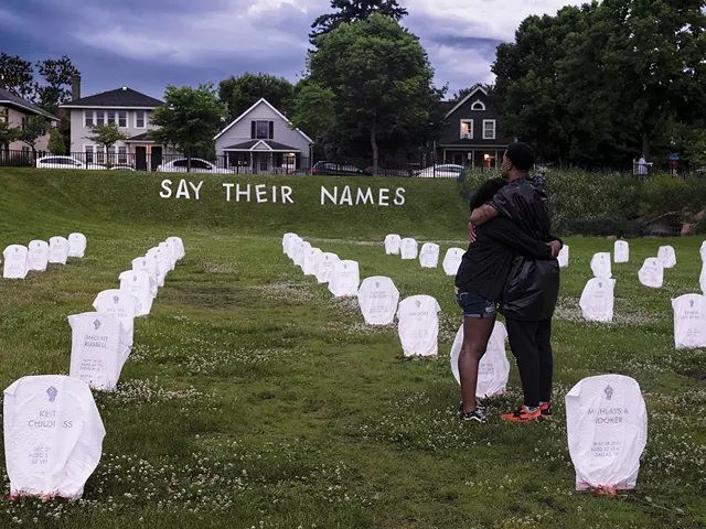 "I do directly relate to the plight of Black Americans who experience racism in this country," McFadden said. "And so, going out and documenting that was very hard. And you'll see the intense emotion of the photograph." - PHOTO BY JOSHUA RASHAAD MCFADDEN