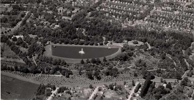 The Children's Pavilion sat at the highest point of Highland Park, an intentional design choice by Frederick Law Olmsted, who developed the park plan. - PHOTO PROVIDED