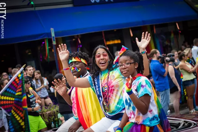 Marchers reveling at the 2017 ROC Pride Parade. - FILE PHOTO