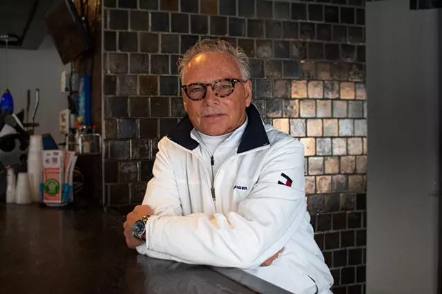 Longtime Rochester resident Ove Overmyer at the Bachelor Forum, a University Avenue gay bar that has been open since 1973. - PHOTO BY JACOB WALSH