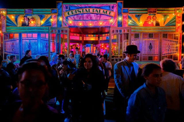 The Cristal Palace Spiegeltent is the well-known venue for several acts throughout the Rochester Fringe Festival. - ERICH CAMPING