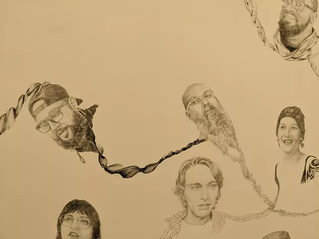 A close-up from "Entanglement" by Susan Begy. - PHOTO BY DANIEL J. KUSHNER