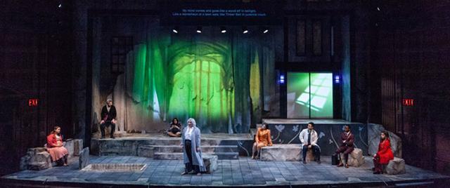 Eastman Opera Theatre's production of "Lear on the 2nd Floor" features scenic design by Daniel Hobbs and lighting design by NIc Minetor. - PHOTO BY NIC MINETOR