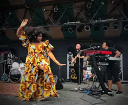 Danielle Ponder performs with her band. - PHOTO PROVIDED
