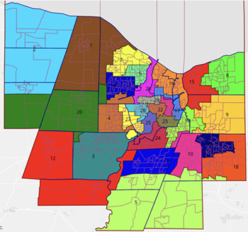 A map of the new Legislature districts approved by legislators on Thursday, Dec. 29. - IMAGE PROVIDED