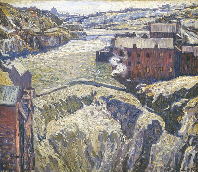 W. Elmer Schofield, “Lower Falls,” - Memorial Art Gallery collection - PHOTO PROVIDED