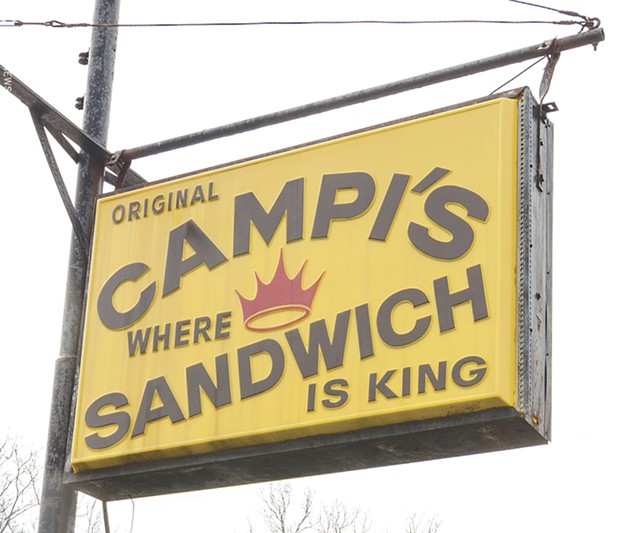 Campi's was featured on an episode of "Man v. Food." - PHOTO BY MARK CHAMBERLIN
