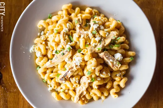 Jeremiah's Twisted Chicken Mac 'n' Cheese. - PHOTO BY KEVIN FULLER