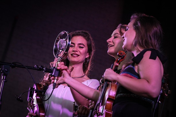 The Quebe Sisters performed in Harro East Ballroom on Saturday as part of the 2017 XRIJF. - PHOTO BY FRANK DE BLASE