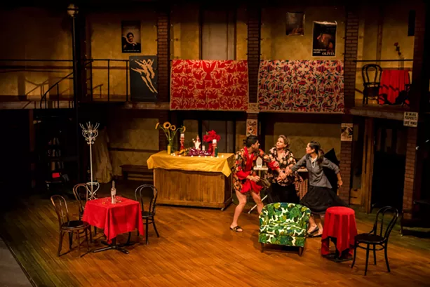 "Rosalba's Dream Me Pumps" on stage at Blackfriars Theatre. - PHOTO BY JOSH SAUNDERS