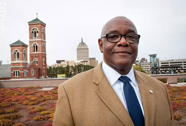 Environmental-services commissioner Norman Jones: The city is connecting the dots between developments. - PHOTO BY RYAN WILLIAMSON