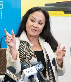 At a press conference last week, Chancellor Betty Rosa said the Rochester school district’s operations and low student achievement are “unacceptable.” - PHOTO BY JACOB WALSH