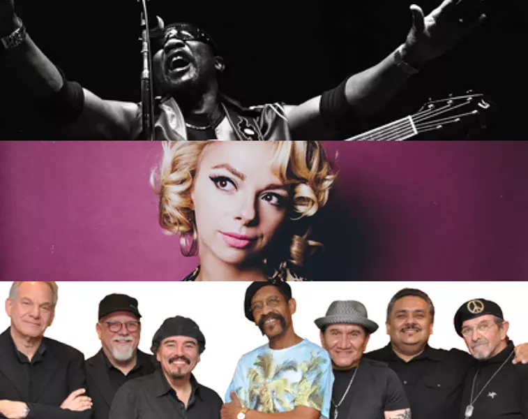 The 2019 Party in the Park concert lineup includes (top to bottom) Toots and the Maytals on June 13, Samantha Fish on June 20, and War on July 25. - PHOTOS PROVIDED