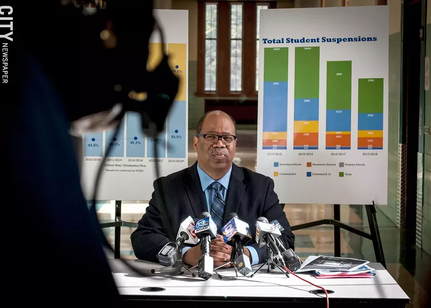 City school board President Van White. - PHOTO BY RYAN WILLIAMSON