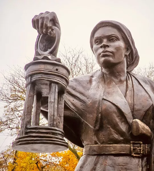 The Harriet Tubman statue in Auburn. - CREDIT NEW YORK STATE EQUAL RIGHTS HERITAGE CENTER