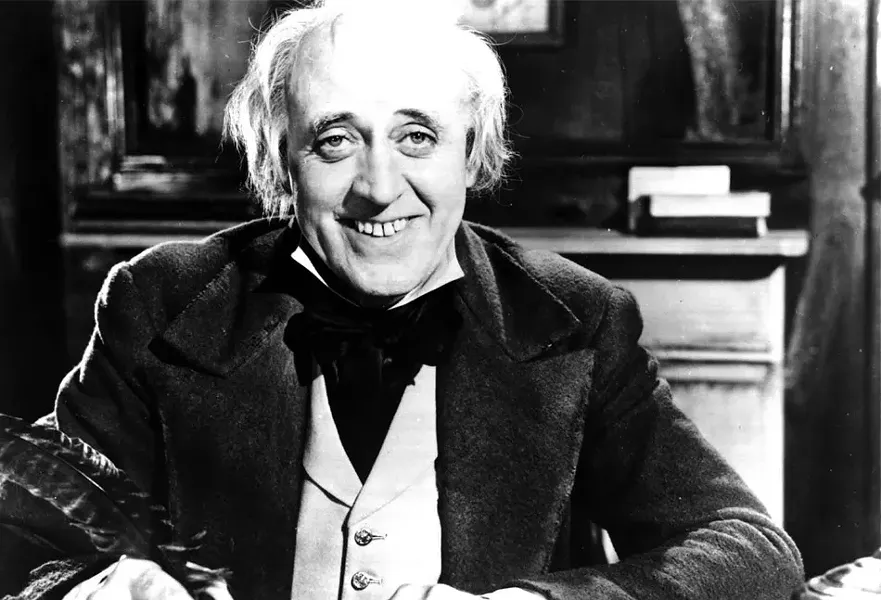 Alastair Sim in "Scrooge" - COURTESY UNITED ARTISTS
