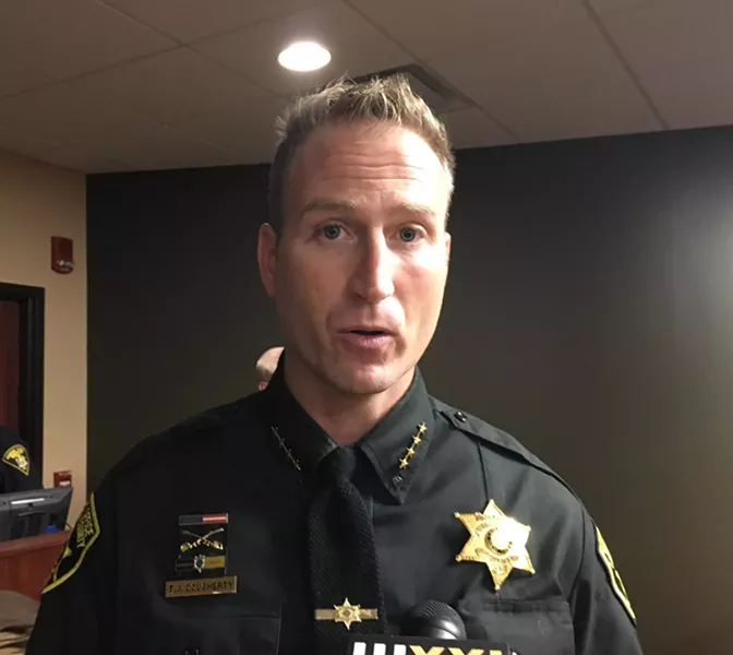 Livingston County Sheriff Thomas Dougherty - PHOTO BY JAMES BROWN, WXXI NEWS