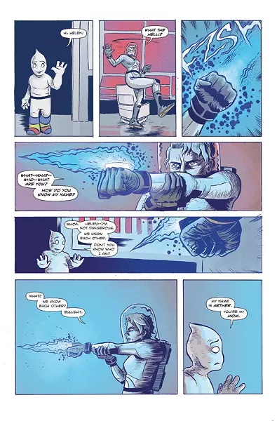 A page from Dave Chisholm's "Canopus," Issue No. 1. - ART PROVIDED