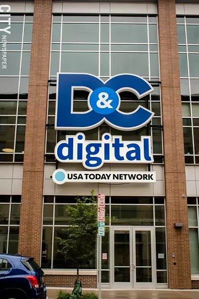 Home of the Democrat and Chronicle on Main Street in Rochester. - FILE PHOTO