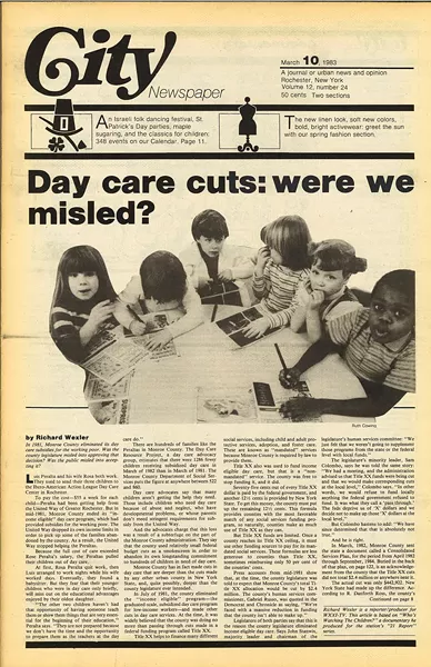 The cover of the March 10, 1983, edition of CITY. - FILE PHOTO