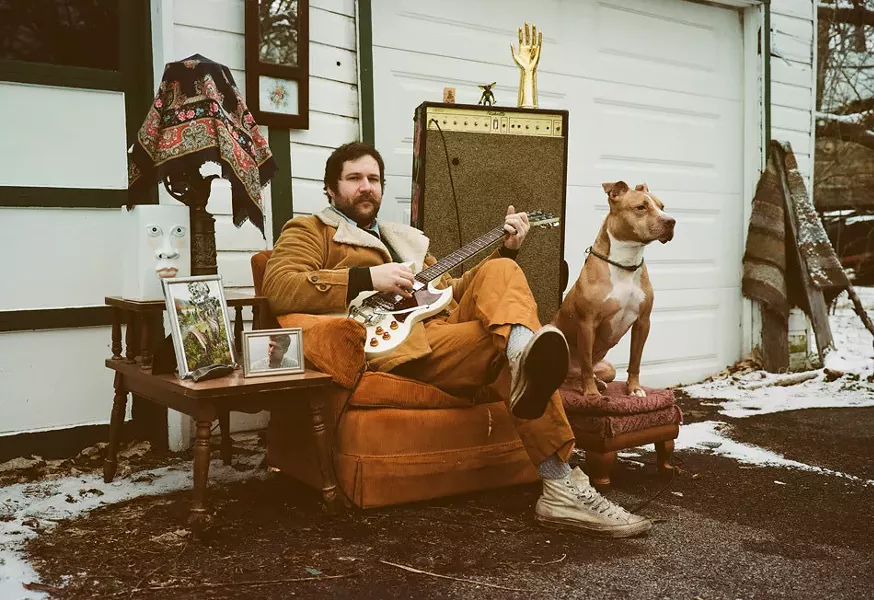 "And my dog will do no wrong till his dying breath,” Sillick sings of his pitbull Georgie on "The Pits." - PHOTO BY TEAGAN WEST