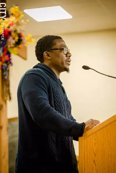 Demond Meeks represents the Rochester region on the New York State Poor People's Campaign Coordinating Committee. - PHOTO BY JOSH SAUNDERS