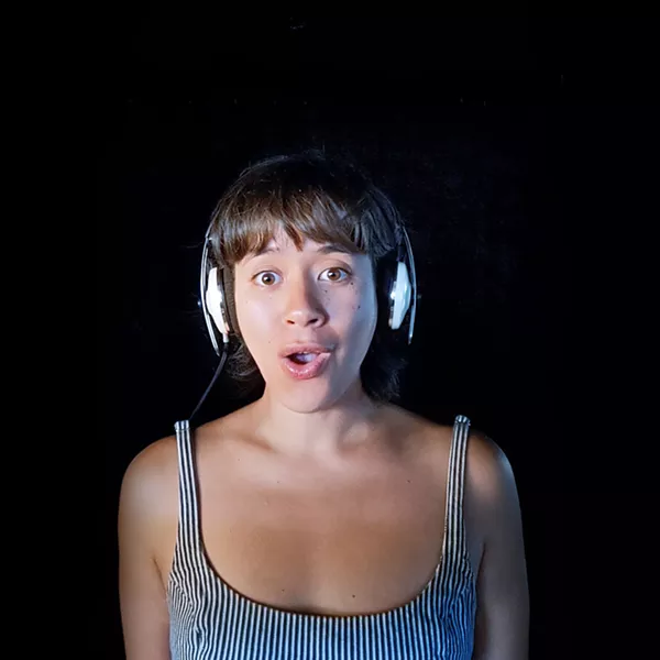 Robin Steitz singing during FLO's "Aria Nights" virtual concert. - YOUTUBE SCREENSHOT