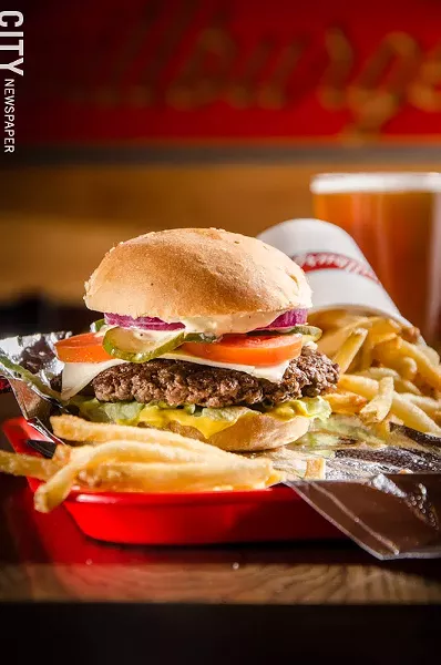 The Playhouse/Swillburger is finally open on South Clinton Avenue. Along with burgers made with New York State beef, fries, and a full bar, the space has a host of arcade games. - PHOTO BY MARK CHAMBERLIN