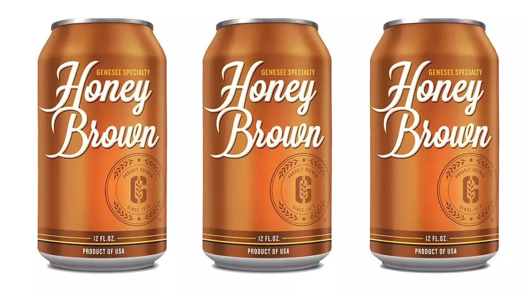 The Genesee Brewery is bringing its popular Honey Brown lager under its name. For the past few years the beer has been a standalone brand for the brewery. - PHOTO PROVIDED BY GENESEE BREWERY / PHOTO ILLUSTRATION BY RYAN WILLIAMSON