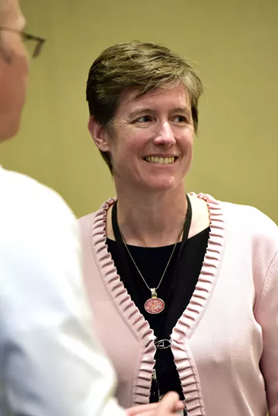 Katrina Korfmacher, community engagement director of UR’s Environmental Health Sciences Center, said it makes sense to think about home hazards holistically. - IMAGE PROVIDED / PHOTO BY STEVE MCCAW