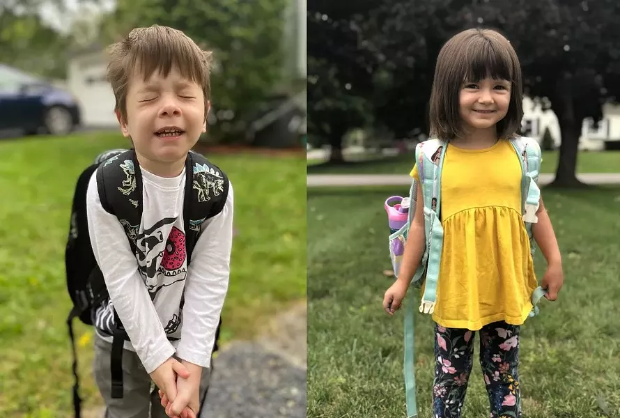 Kurt and Emma attend special education programming as preschoolers at CP Rochester. - PHOTOS PROVIDED BY KRISTINA KNAUF AND ALLISON GREEN