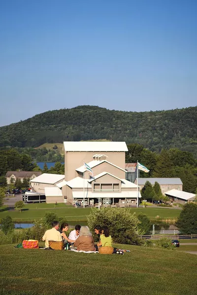 The areas around the theater at the Glimmerglass Opera Festival offers scenic spaces for relaxing between productions. - PHOTO BY CLAIRE MCADAMS