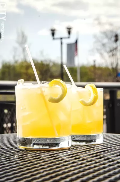 Lovin' Cup's American Beauty, or as bartender Andrew Kern calls it, a "rich man's whiskey sour." - PHOTO BY MARK CHAMBERLIN