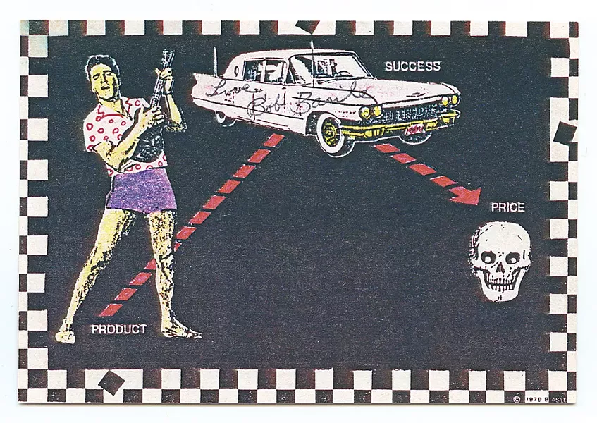 A postcard from "The Immovable Camera" exhibit, which showcases art made with Xerox photocopiers. The show is on view at Tower Fine Arts Gallery through December 11. - PHOTO PROVIDED