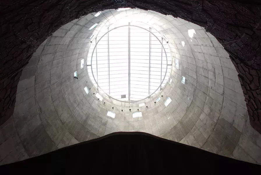 Looking upward in St. John the Evangelist. - PHOTO BY CHRISTOPHER M. BRANDT