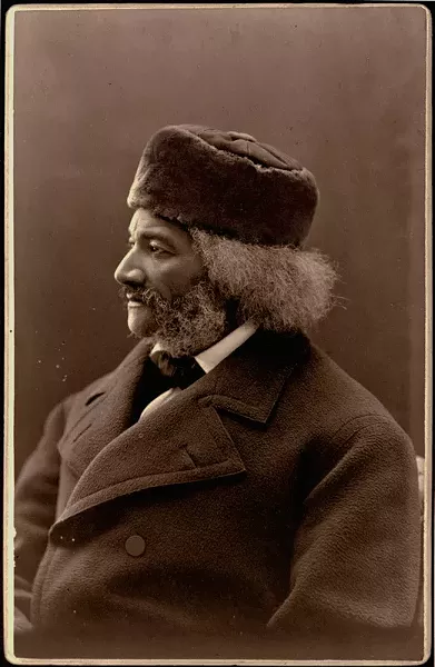 "Frederick Douglass, January 26, 1874," by J. H. Kent. - PHOTO COURTESY GEORGE EASTMAN MUSEUM