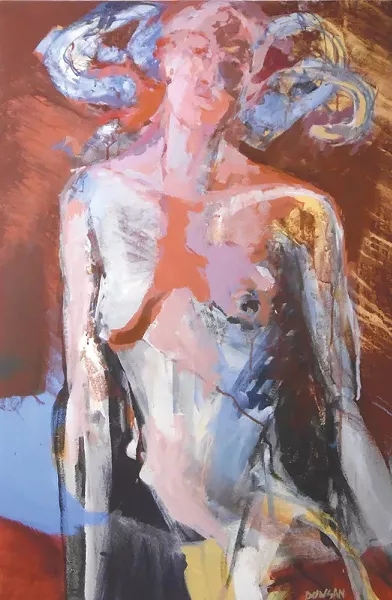 Anthony Dungan's painting, "Medusa," is part of Oxford Gallery's "Myths and Mythologies" themed exhibit, on view through June 11. - PHOTO PROVIDED