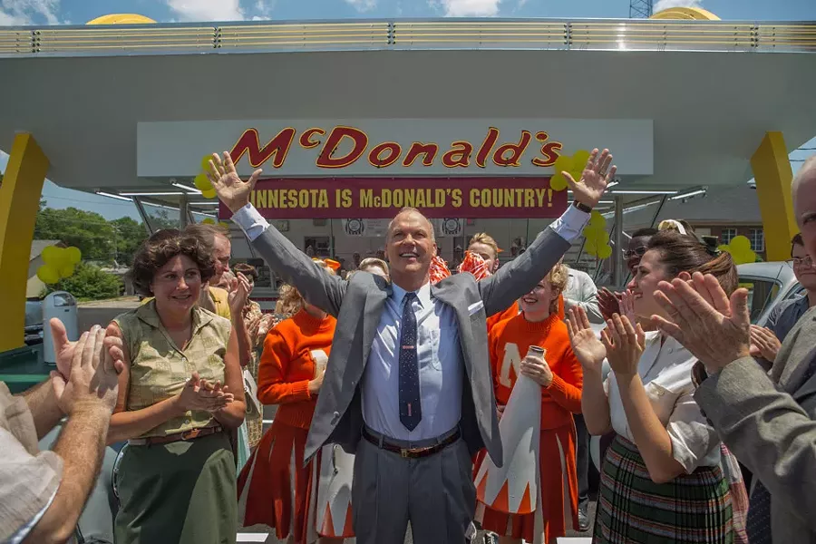Michael Keaton as McDonald's founder Ray Kroc in "The Founder." - PHOTO PROVIDED BY THE WEINSTEIN COMPANY
