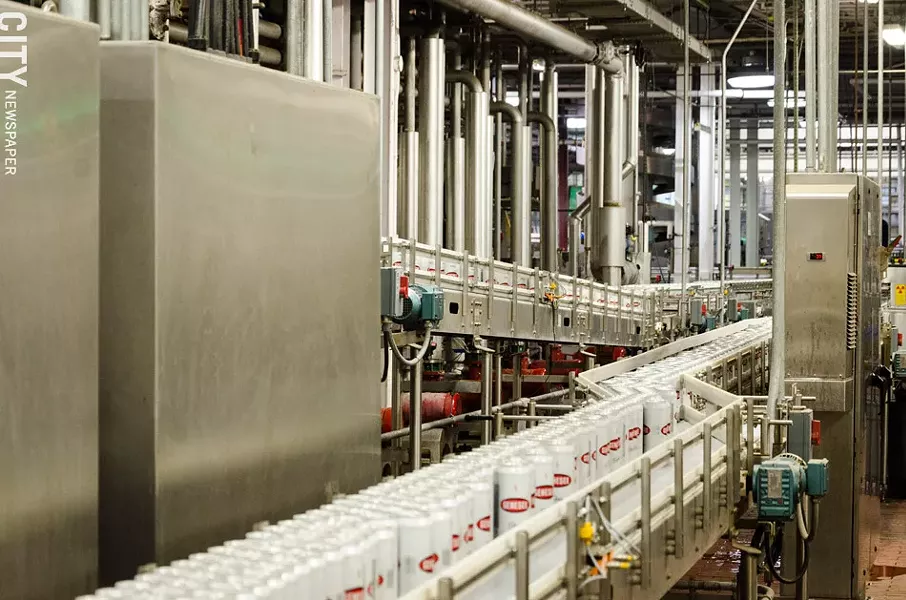 The Genesee Brewery is still producing large quantities of its iconic beers, but with the opening of the Genesee Brew House, it’s started producing small batches of craft beer, too. Some of those offerings are scaled up for production in the main brewery. - PHOTO BY MARK CHAMBERLIN