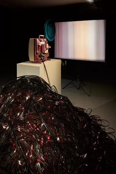 A Still of Gibson + Recoder's "Light Spill" installation. - PHOTO PROVIDED