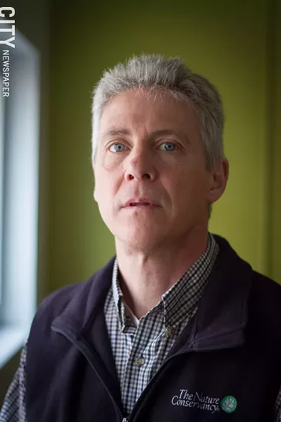 Clean water is a uniting issue, says Jim Howe, executive director of the Nature Conservancy - of Central and Western New York. - PHOTO BY KEVIN FULLER